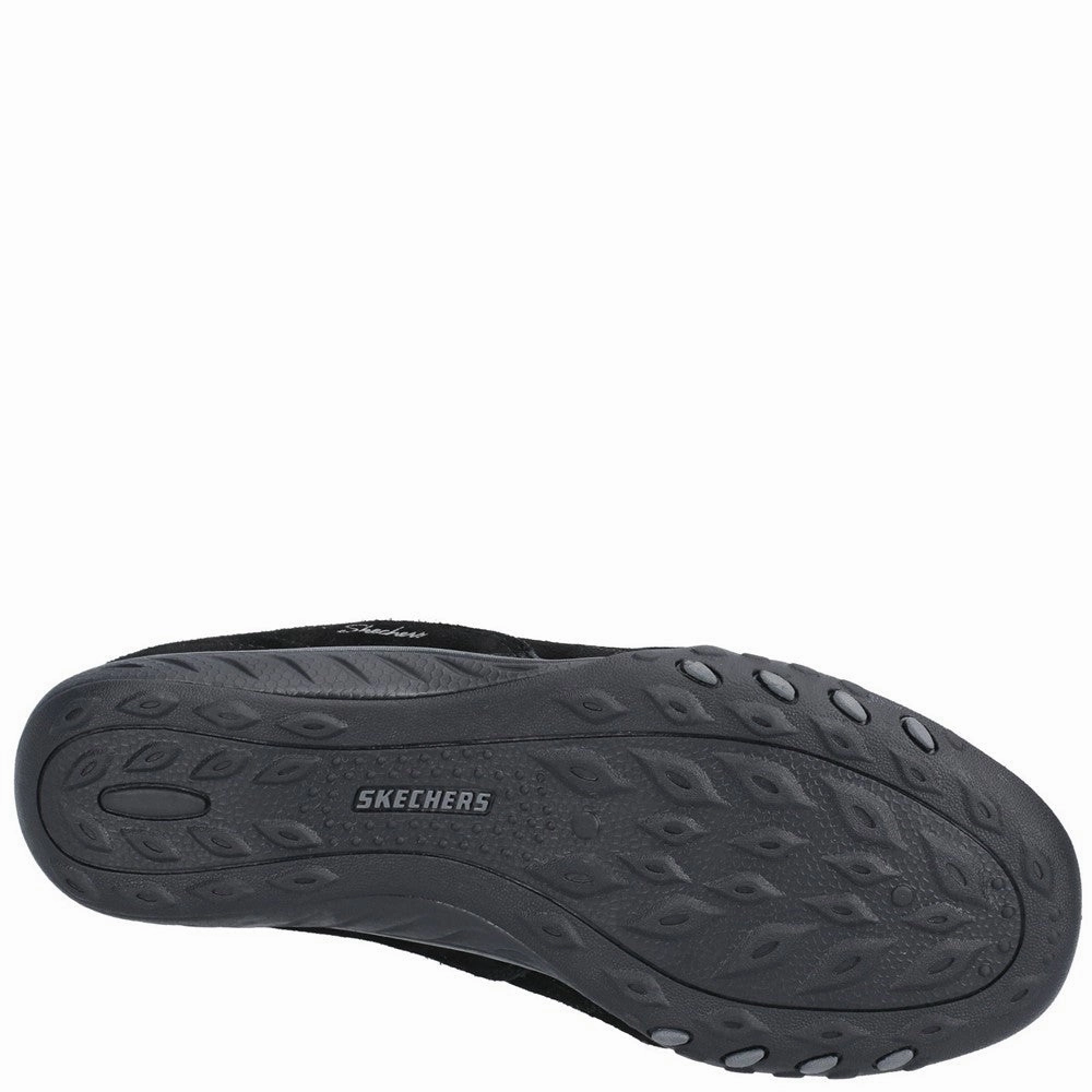 Peak Jog Street Fashioned Skechers Breathe-Easy-Weekend Wishes Suede & Mesh Lace Up Trainer