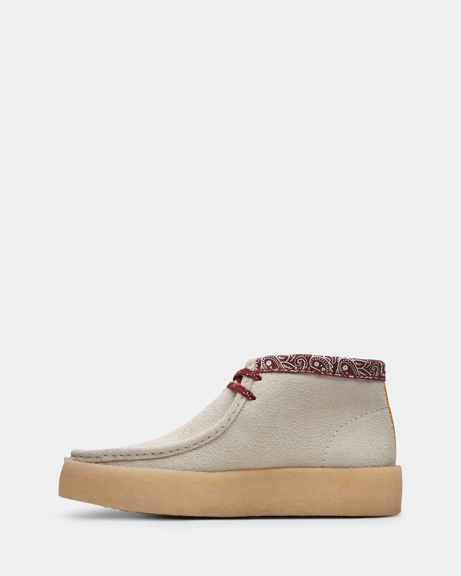 Wallabee Cup Boot White Interest Comfortable Support
