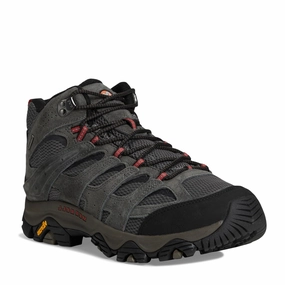 Men's Merrell, Moab 3 Mid Waterproof Hiking Boot - Wide Width Slip Resistant