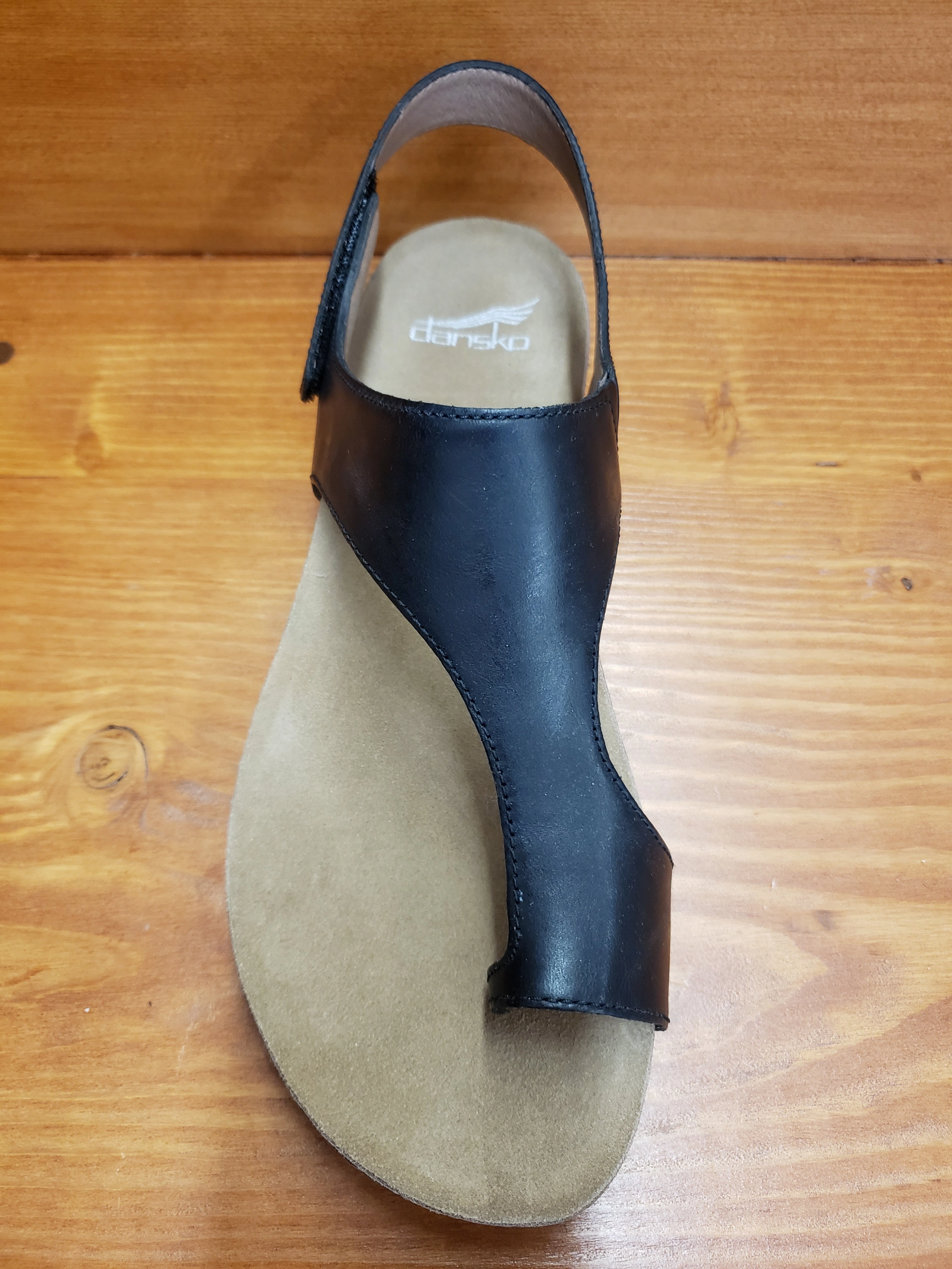 Stylish Casual Shoes Cutout Dansko Reece Black Waxy Burnished leather