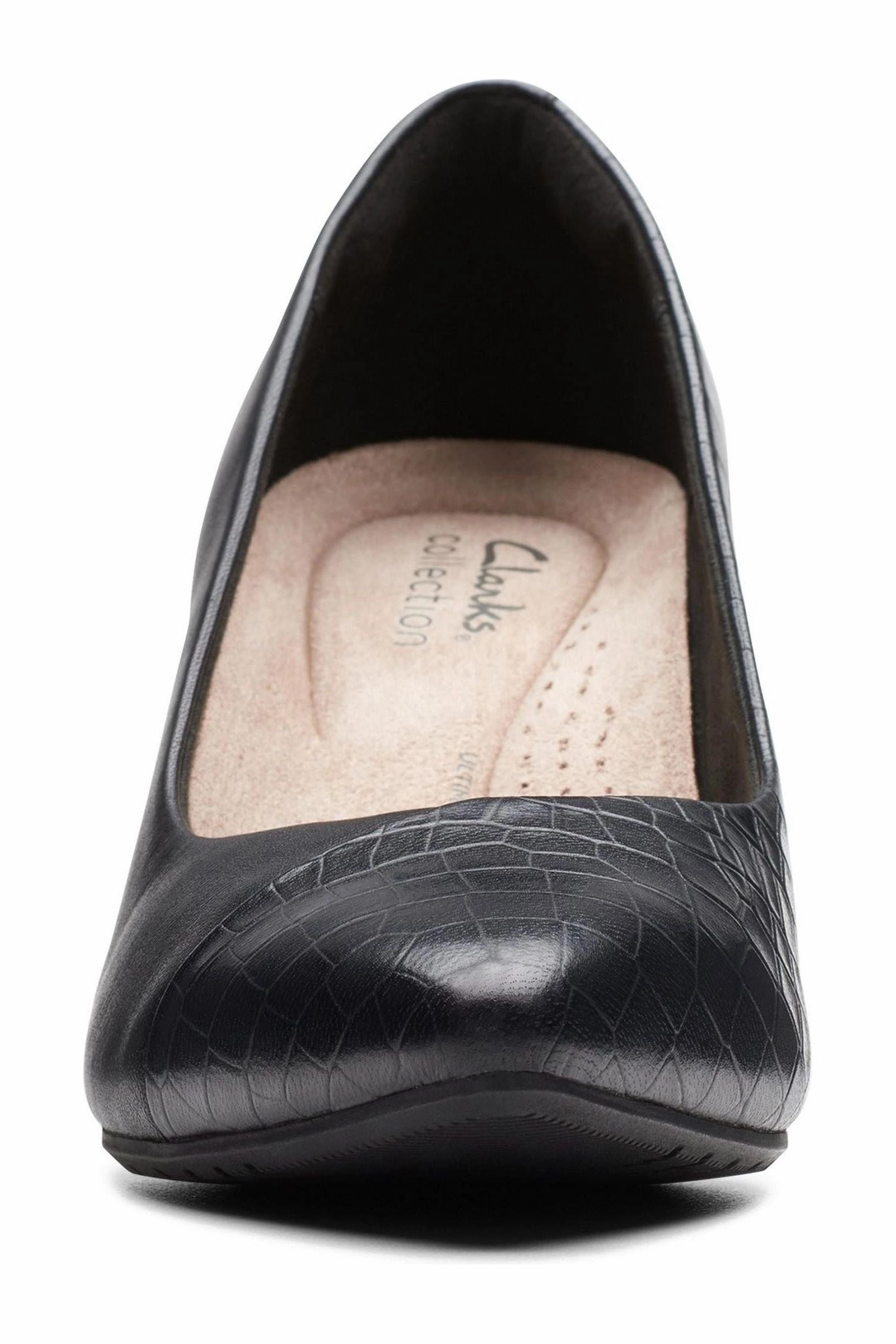 Clarks Kataleyna Rose in Black Croc Scent Path