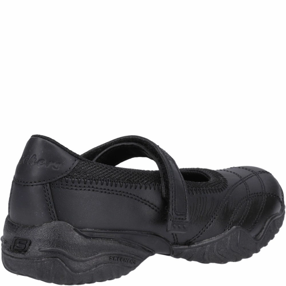 Skechers Velocity Pouty School Shoes Anti Odor Cushioned Midsole