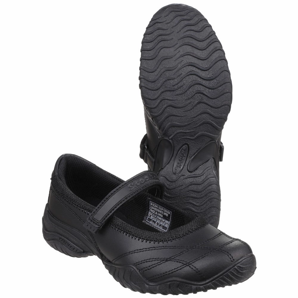 Dot Play Bridge Walk Skechers Velocity Pouty School Shoes