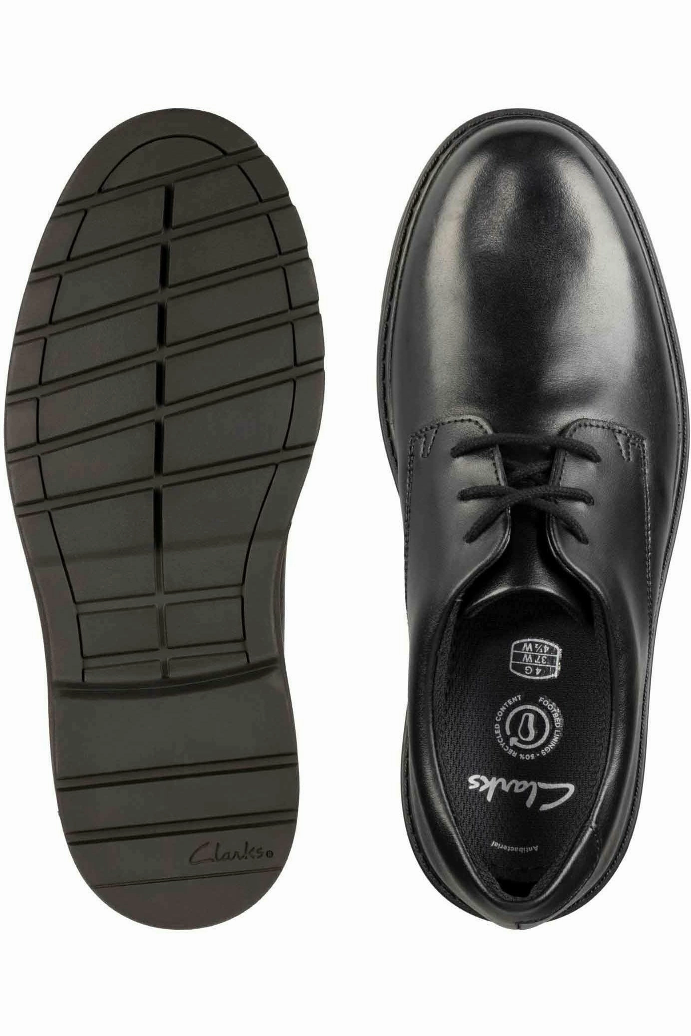 Sun Safe View Spot Clarks Loxham Derby Youth black