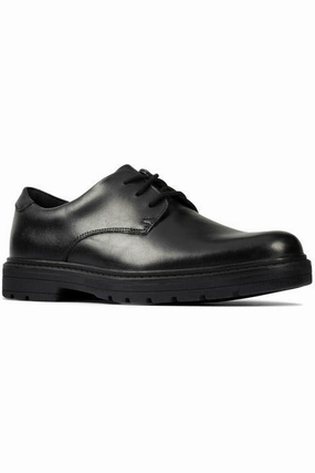 Clarks Loxham Derby Youth black Ceremony Glow