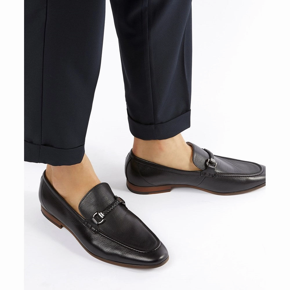 Dune Santino Woven Trim Loafers Long Lasting Everyday Office