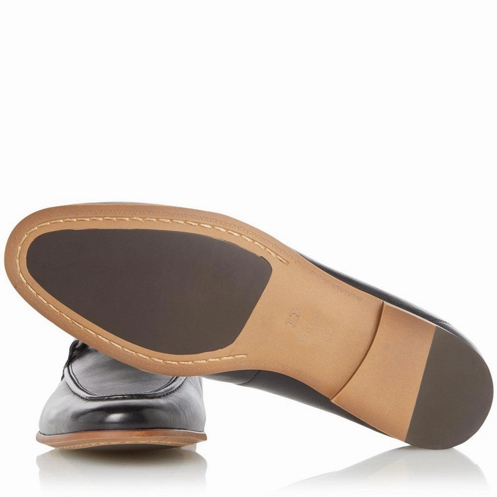 Dune Santino Woven Trim Loafers Anti Slide