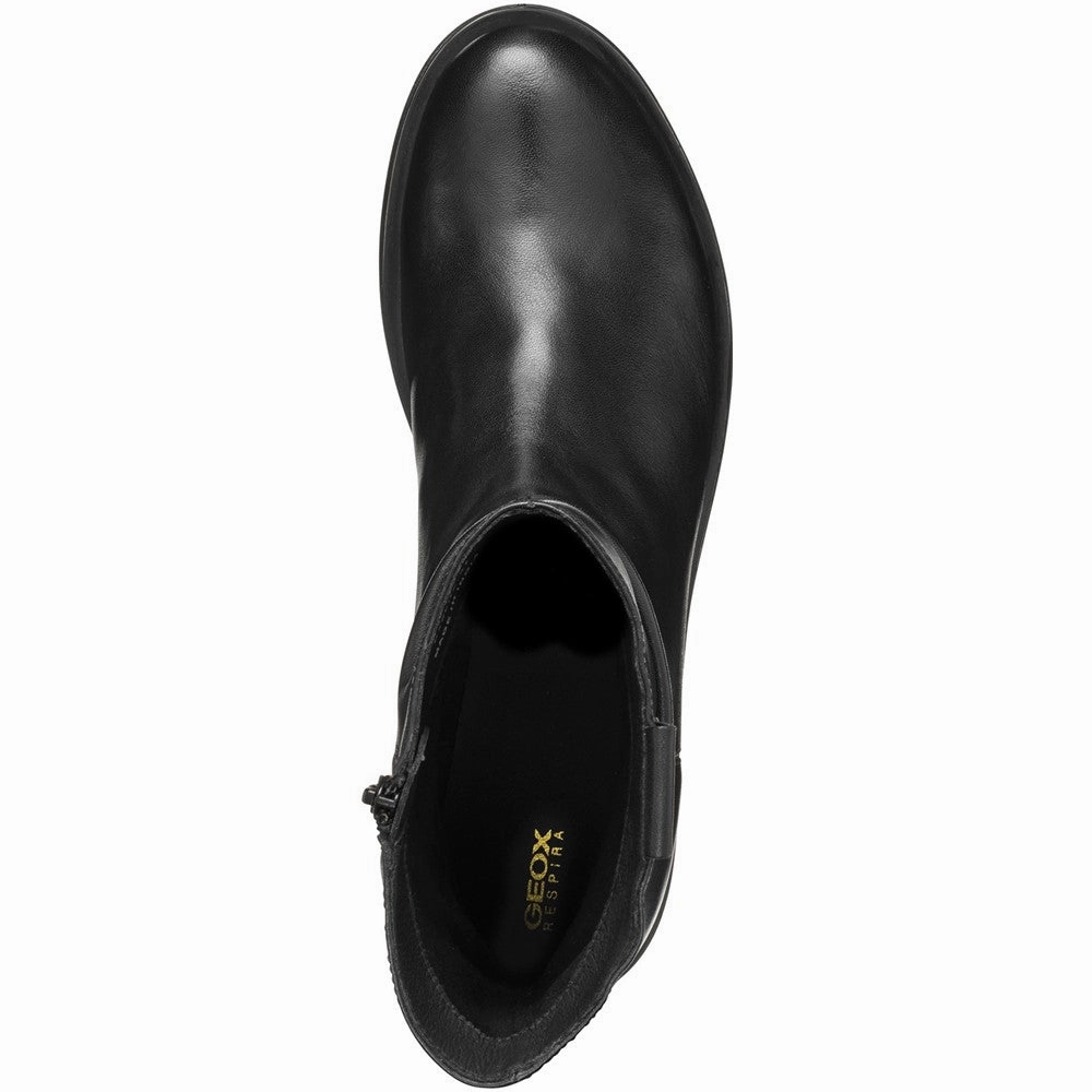 Cold Climate Buckle Detail Geox D Rawelle A Ankle Boots