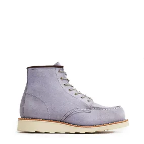 Red Wing Womens 6-Inch Classic Moc Dusty Lavender Abilene Functional Appeal Urban Footwear