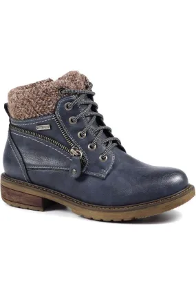 Effortless Wear Rough Trail Lunar Benson III Navy Waterproof Boot GLB090