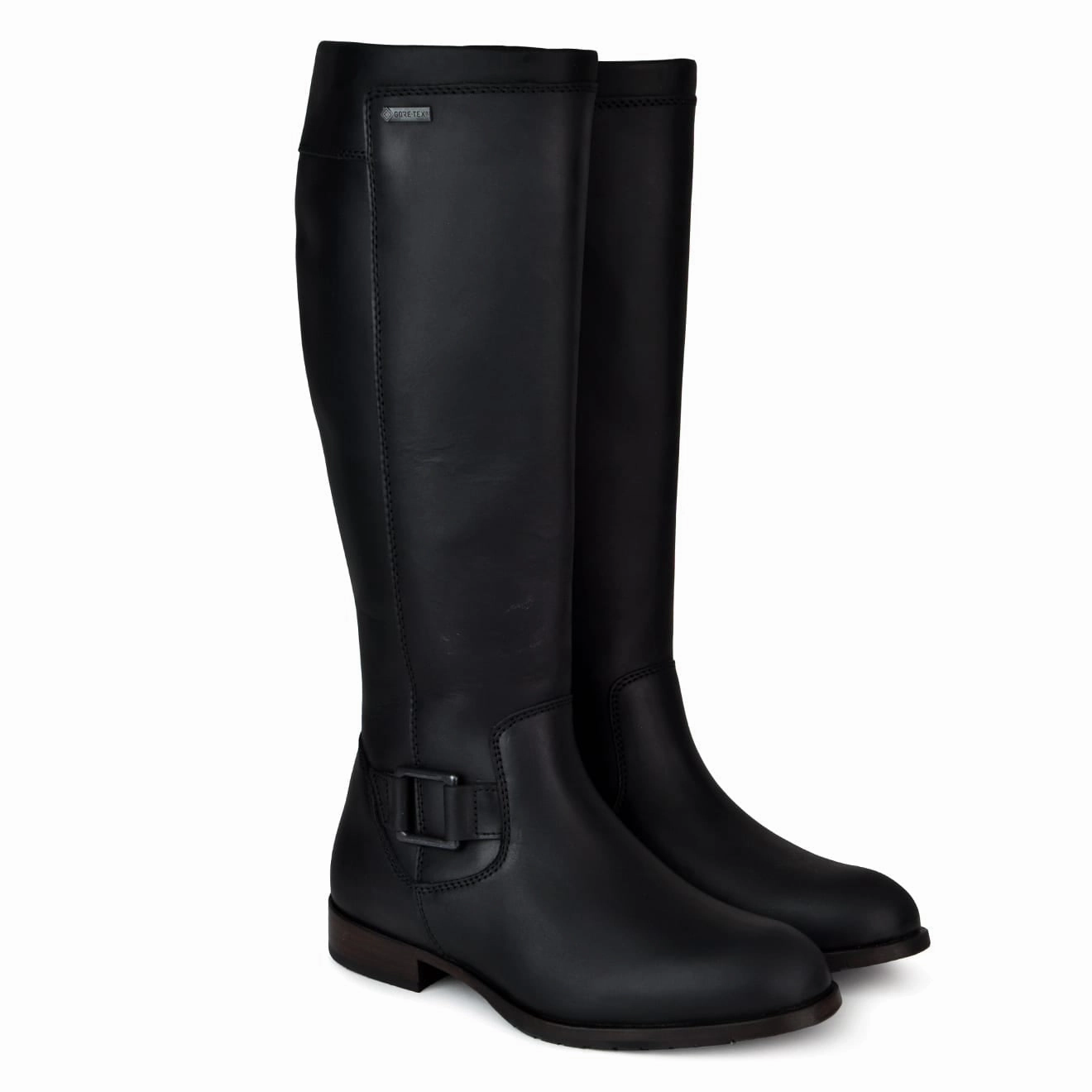 Dubarry Womens Limerick Gore-Tex Leather Boots Black Impact - resistant