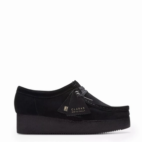 Club Night Clarks Originals Womens Wallacraft Bee Black Suede