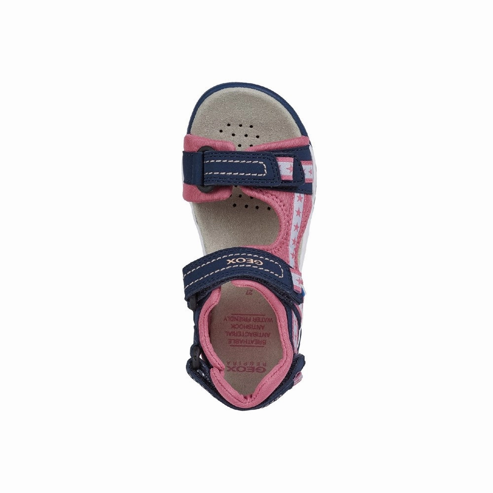 Geox J Borealis Girl A Touch Fastening Sandal travel mode