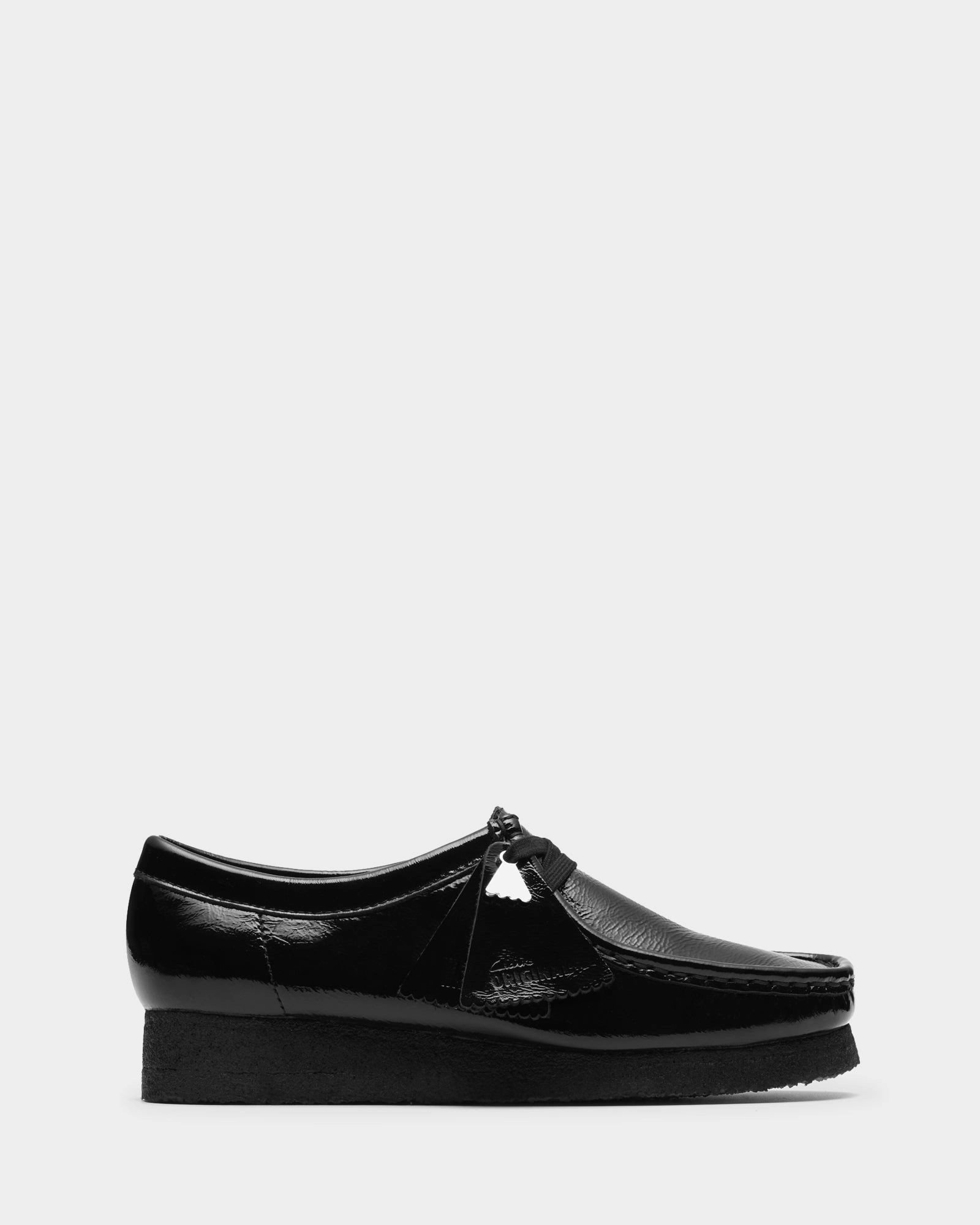 Wallabee. (w) Black Patent Cool Vibe
