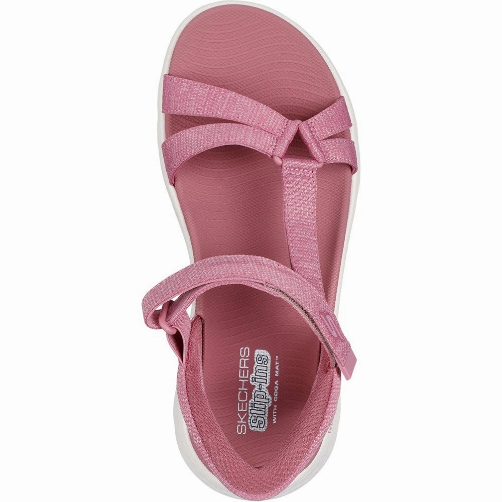 Lasting Comfort Skechers GO WALK Flex Illuminate Sandal