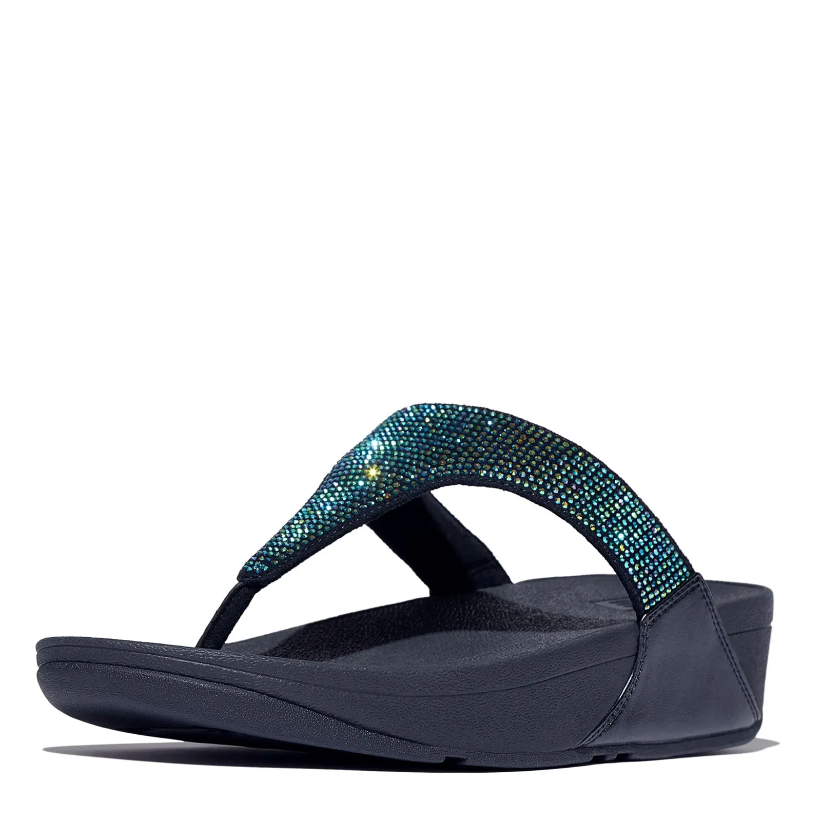Slip On Style Easy Pack Gear Women's FitFlop, Lulu Crystal Thong Sandal