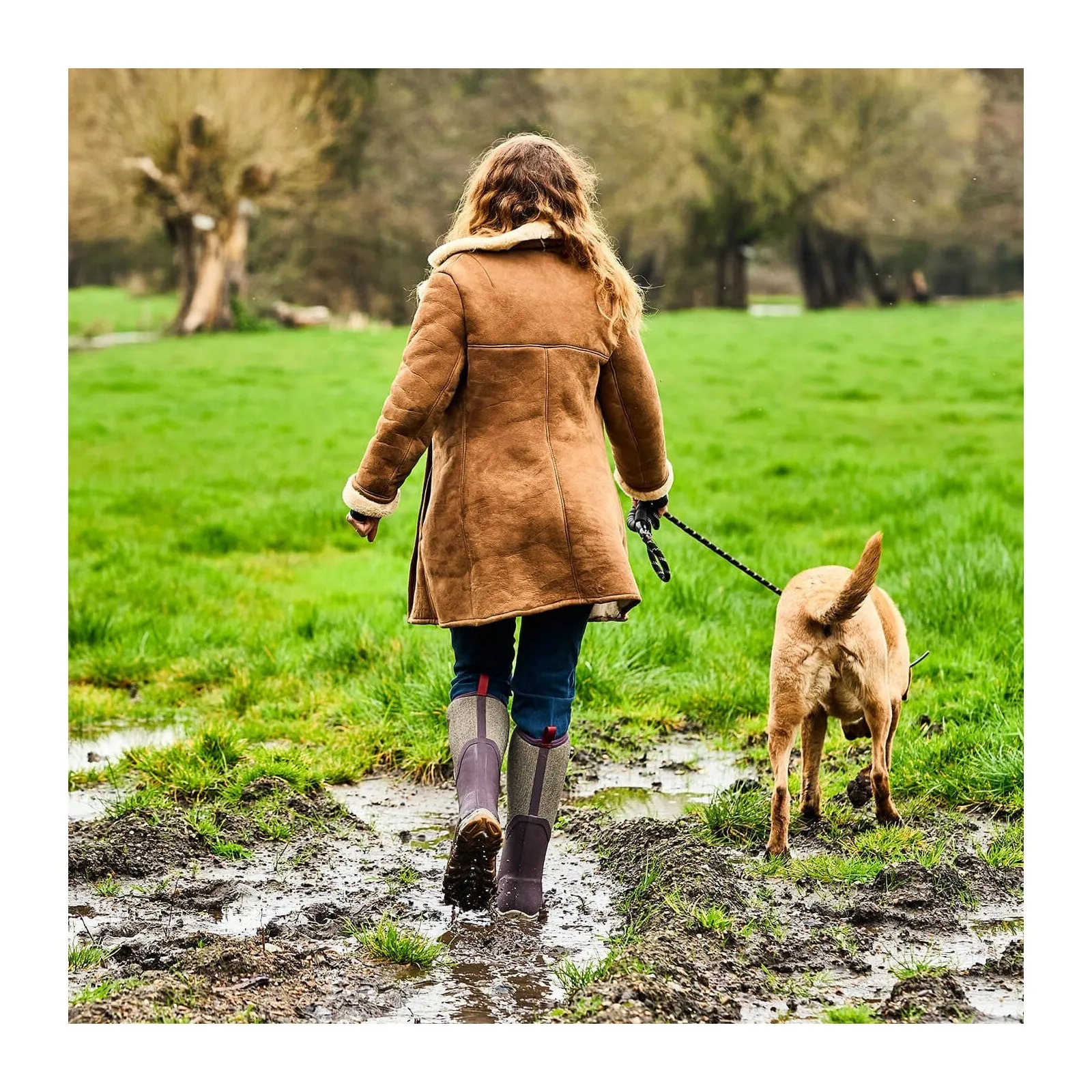 The Adventures Of Puss In Boots Muck Boots Arctic Sport II Tall Wellington Wine Herringbone