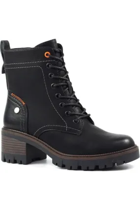 Lunar Matchbox boot in Black GLE104 Minimalist Comfort Flex