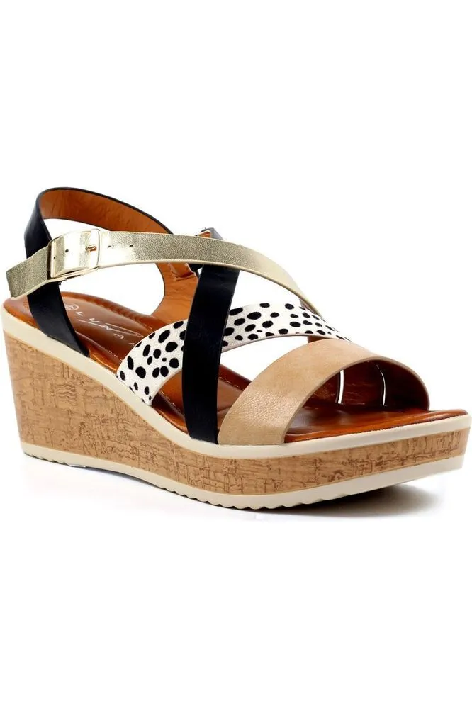 Lunar Arundel JLH468 beige All-day Casual Footwear Heel Design