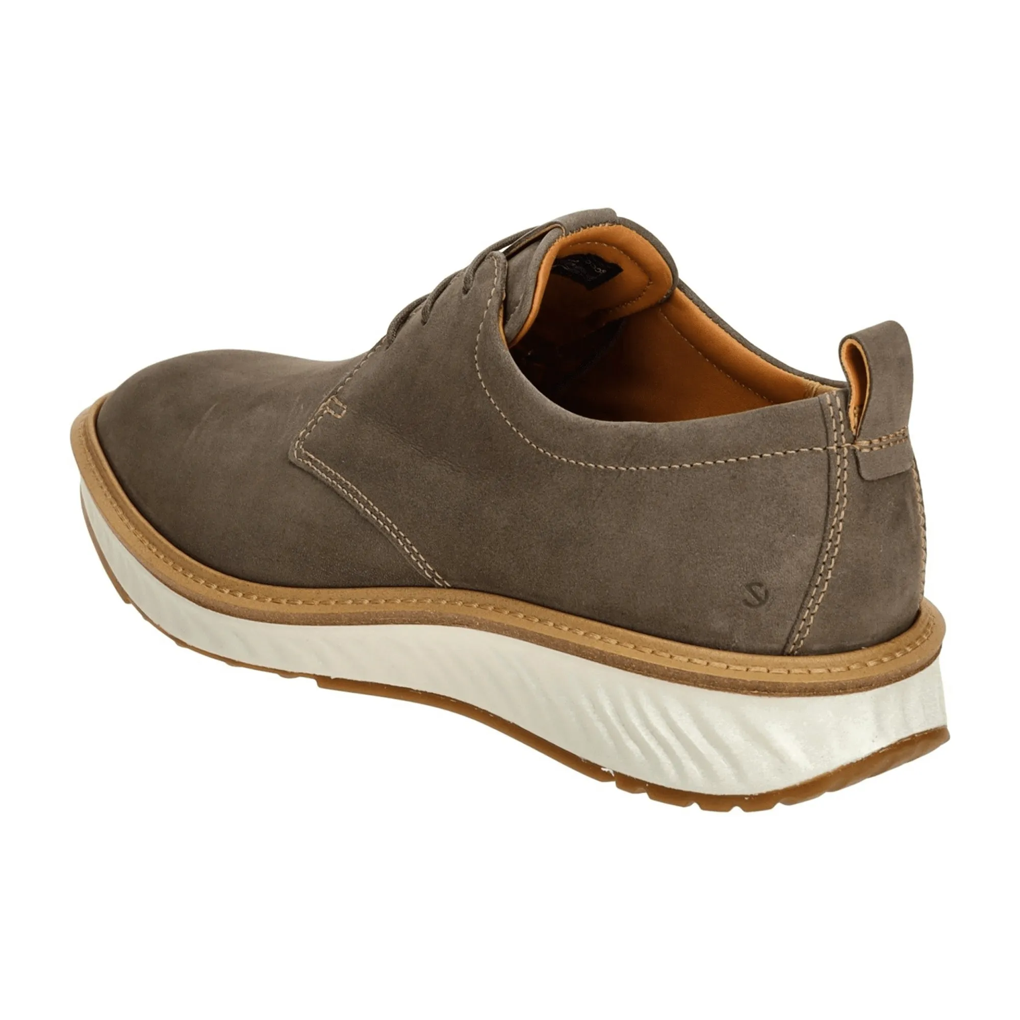 Ecco ST1 Hybrid Men's Shoes in Taupe Nubuck Leather, Stylish & Comfortable - Model 836914, Brown Adidas Volley Shoes