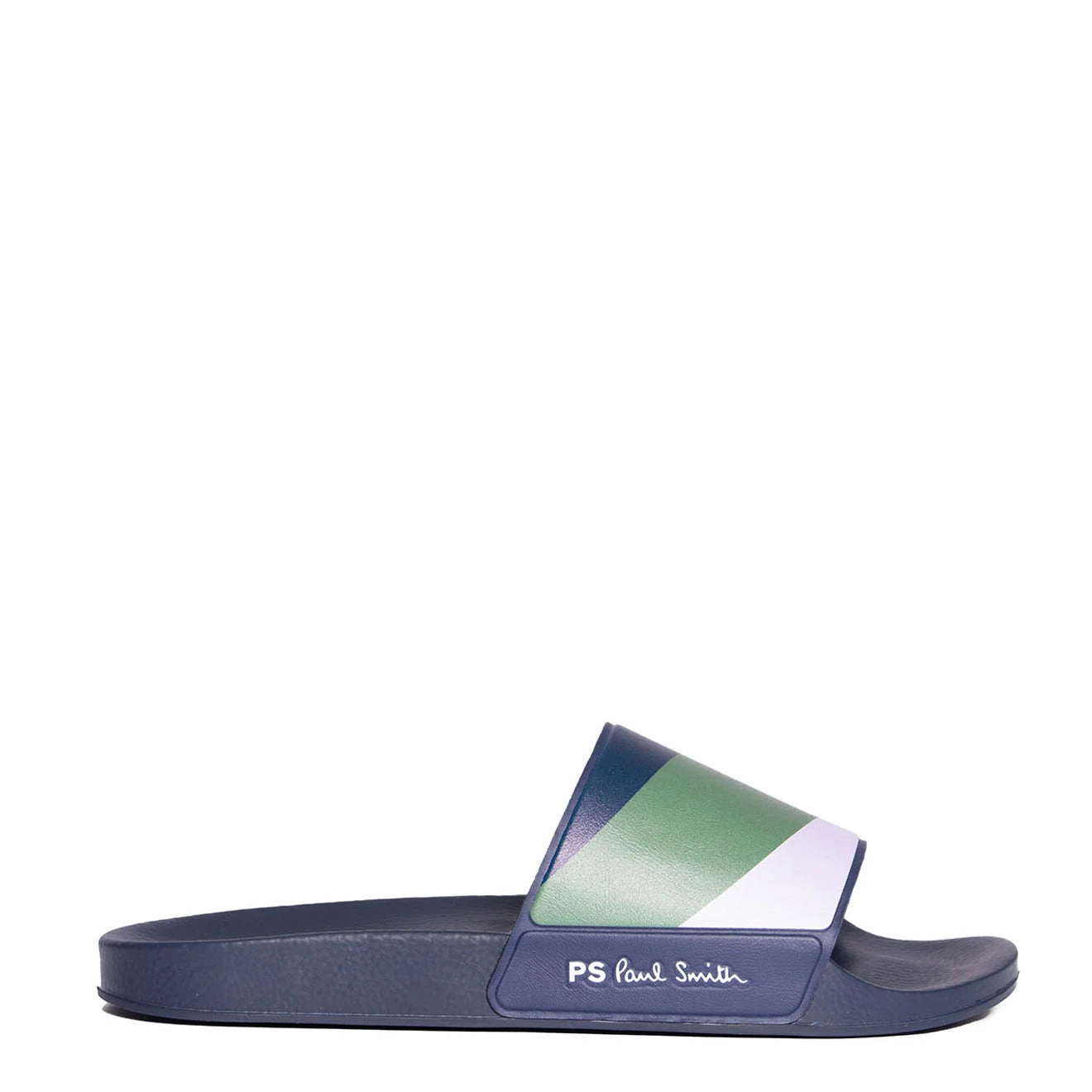 Comfortable Open-toe Shoes Lifted Feel Paul Smith Nyro Sliders Lilac And Khaki