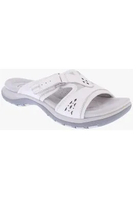 Free Spirit Wickford 3 Ladies Mule sandal in White Shore Play Travel Shoes Comfort