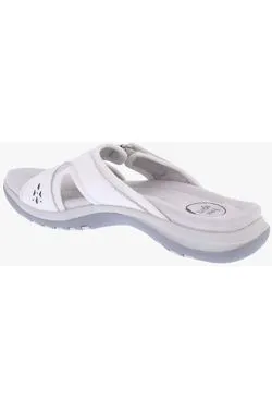 Free Spirit Wickford 3 Ladies Mule sandal in White Weekend Ease Stylish Adventure Footwear