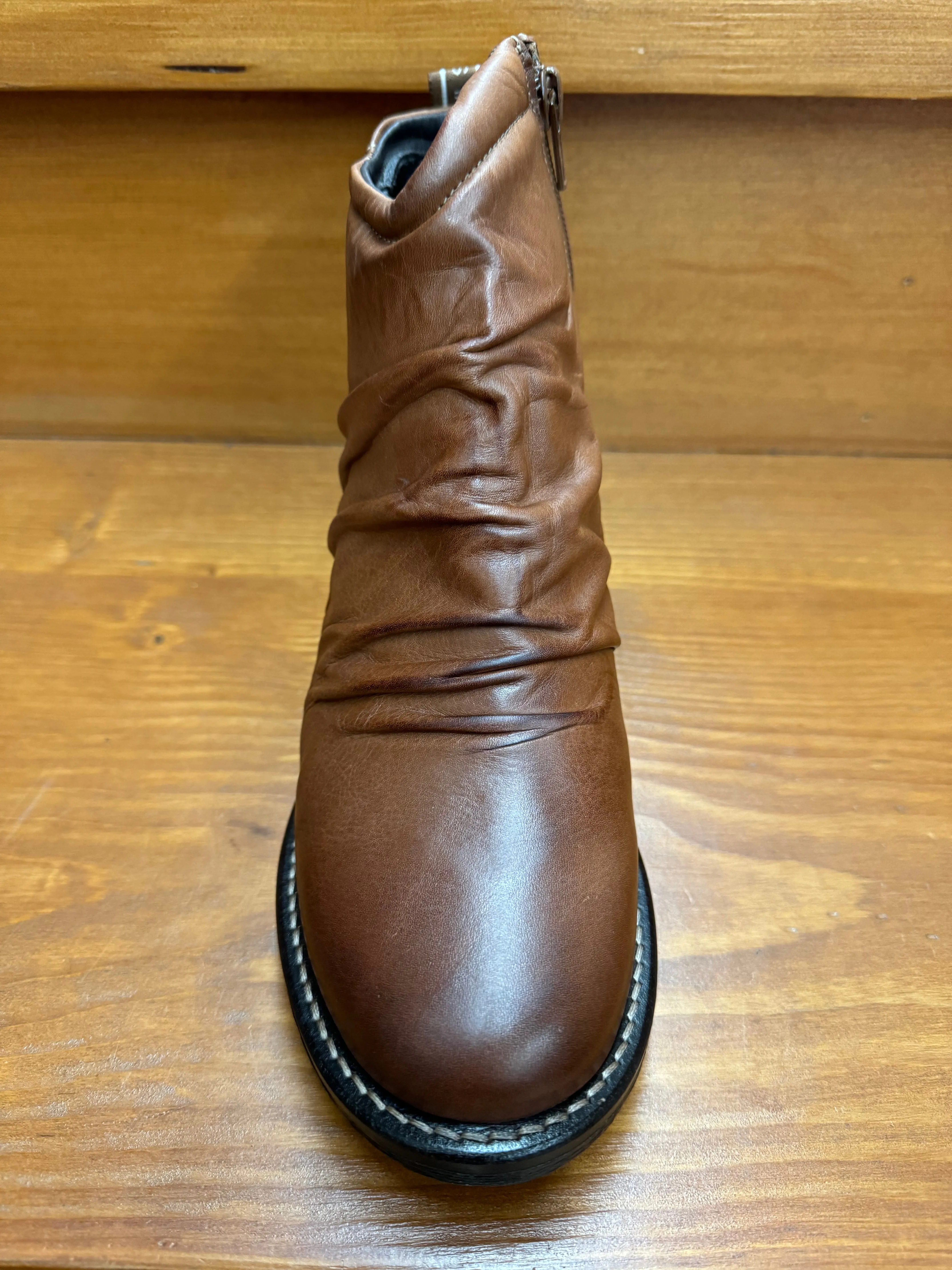 Suede Finish Hero Mode Taos Ravelle Cognac