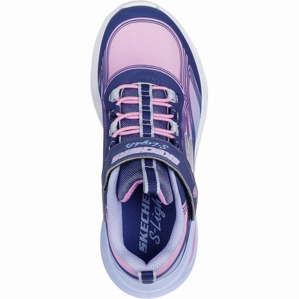 Skechers S-Lights Cosmic Glow Trainers Fall Outfit