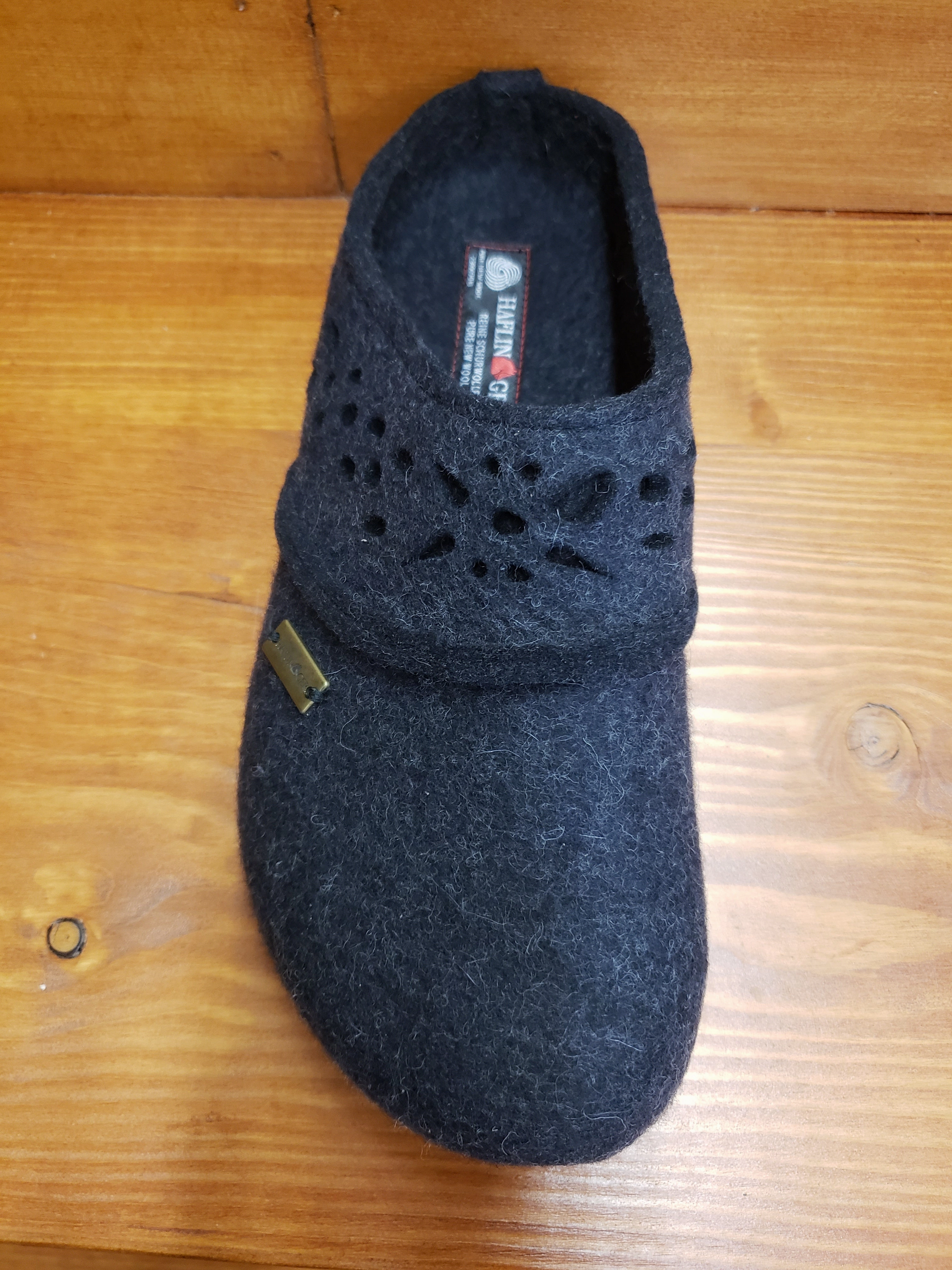 Travel Shoes Haflinger GZ Lacey Charcoal 731054-77