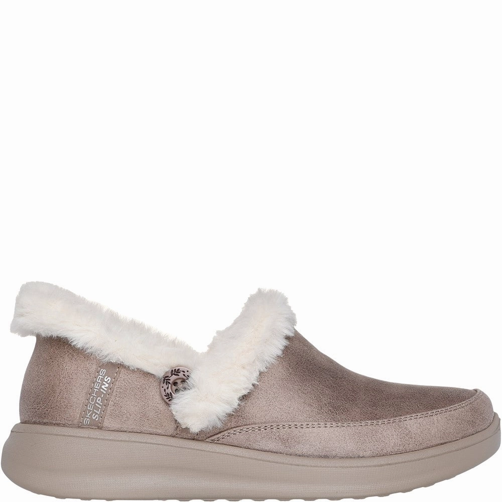 Skechers Cozy Escape Slipper Quick Walk Non-Slip Cushioning