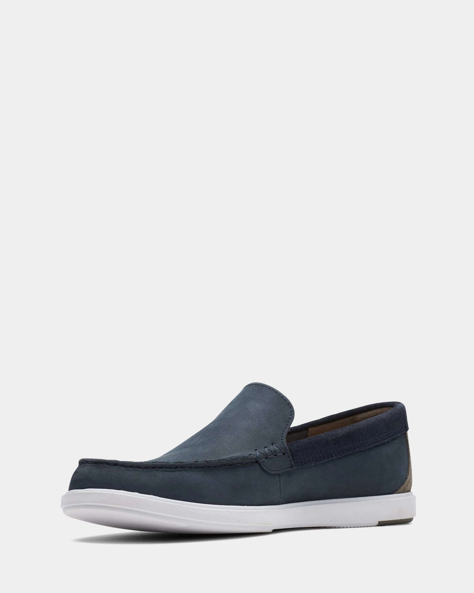 Bratton Loafer Navy Nubuck Pattern Play
