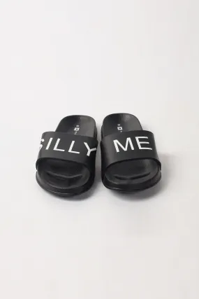 Shein Slippers Silly Me Rubber Sliders