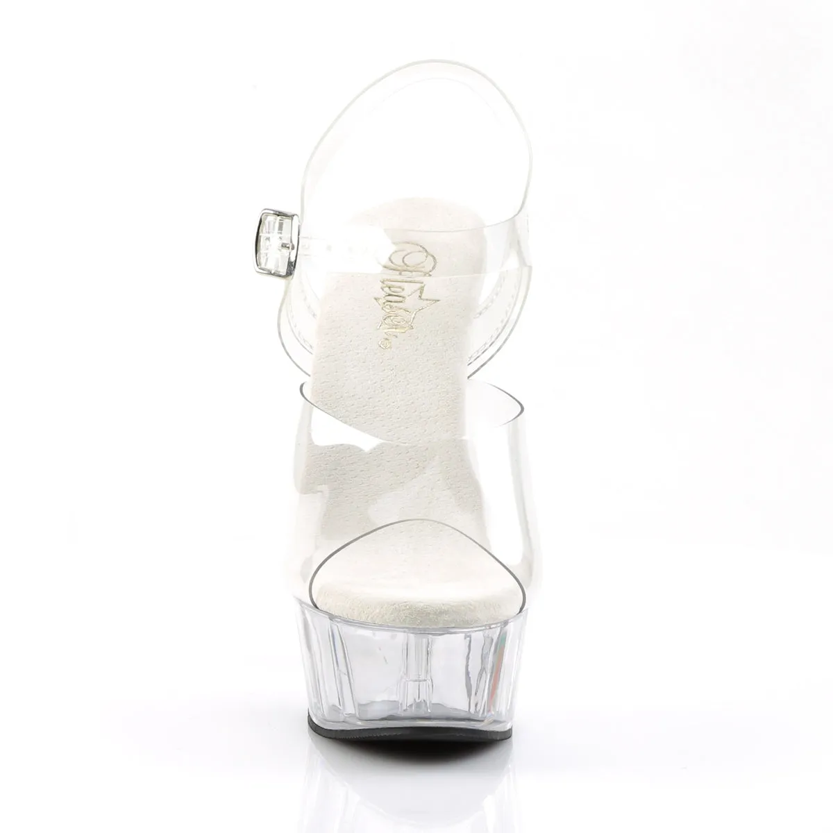 DELIGHT-608 Pleaser Clear Sexy Platform Shoes (Pole Dancing Heels) Best Asics Shoes For Running And Strength Training