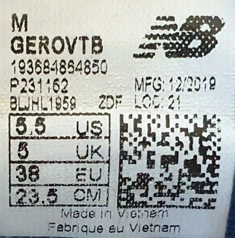 New Balance Men's Fresh Foam Sport V1 Running Shoe New Balance Gero Low Textile Trainers UK5/US5.5/E38 GEROVTB Navy Blue/Grey/White