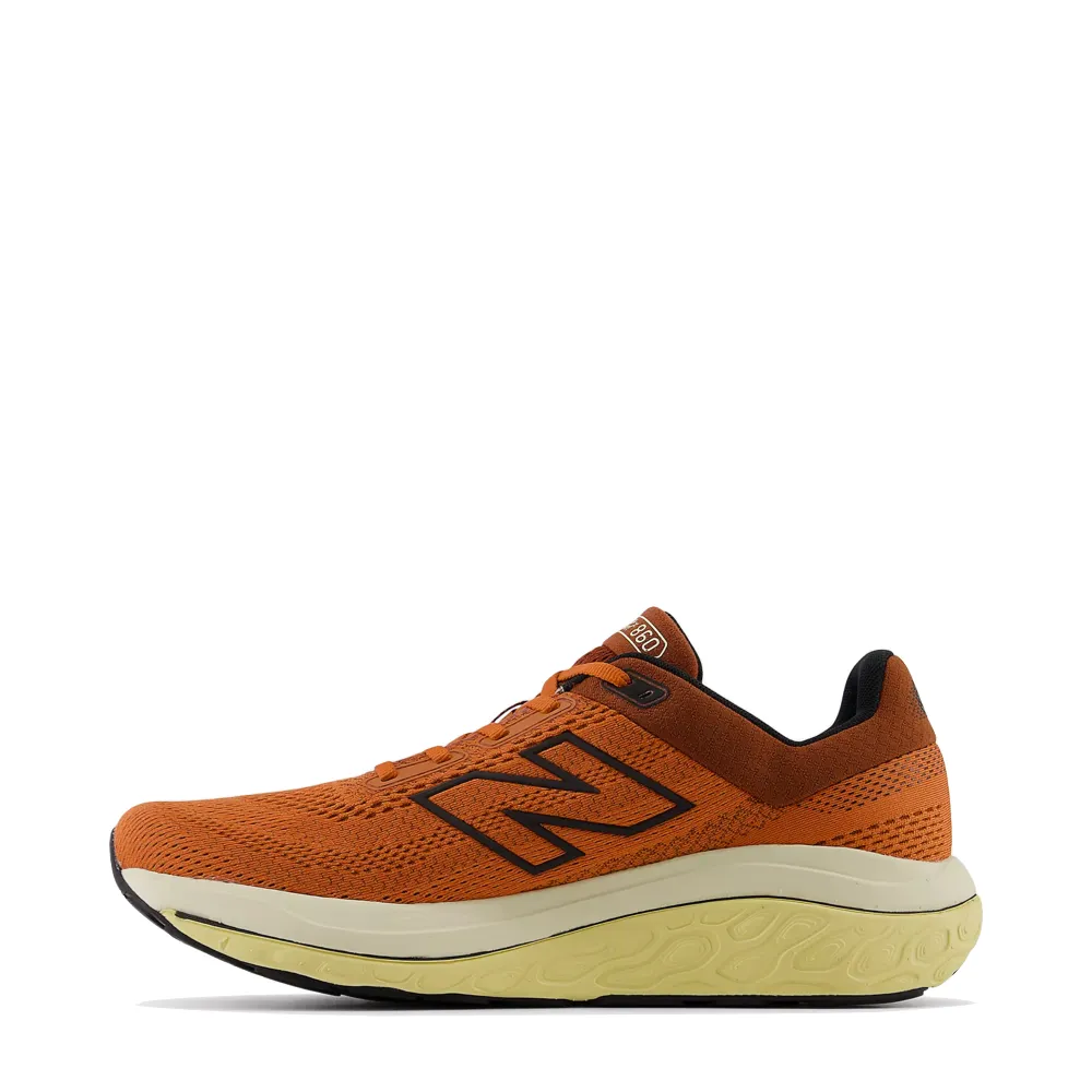 New Balance Men's Fresh Foam X 860v14 Sneaker in Infield Clay with Relic Brown and Black