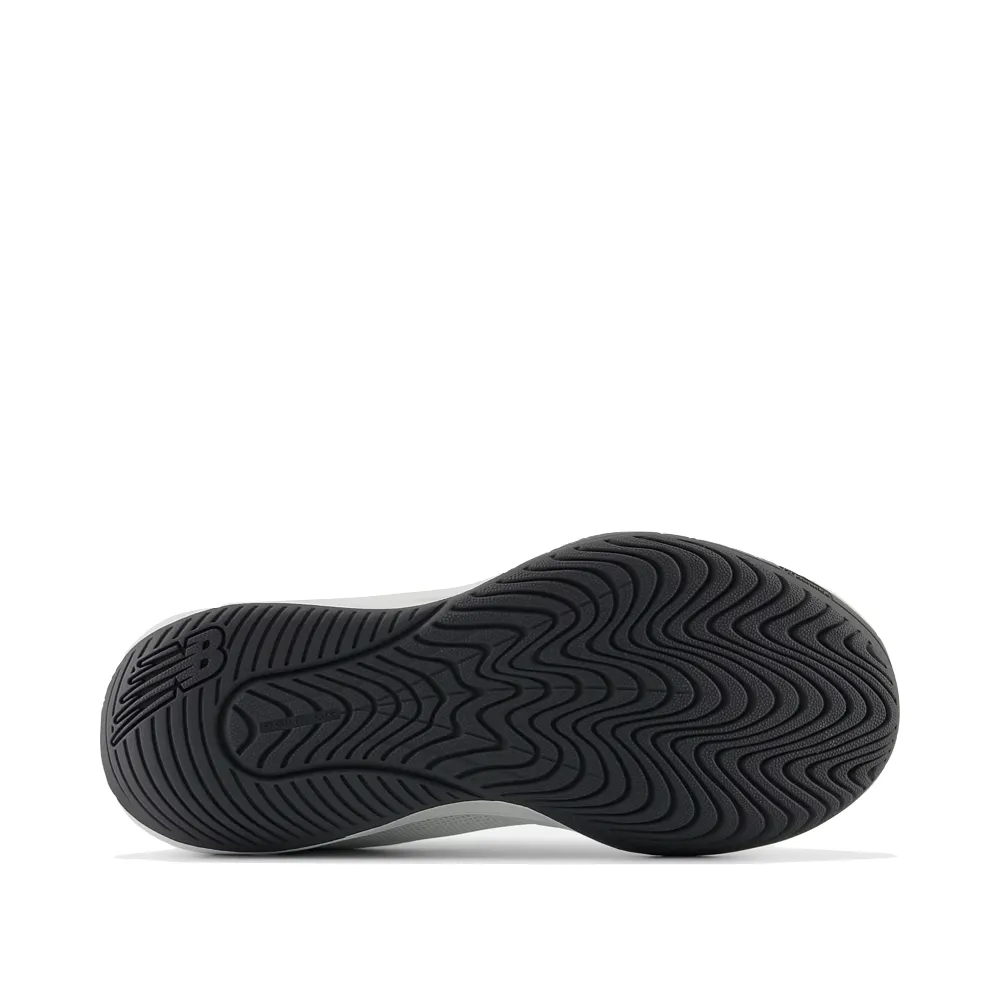 New Balance Women's 696v6 Court Sneaker in White with Black 997h New Balance Men's