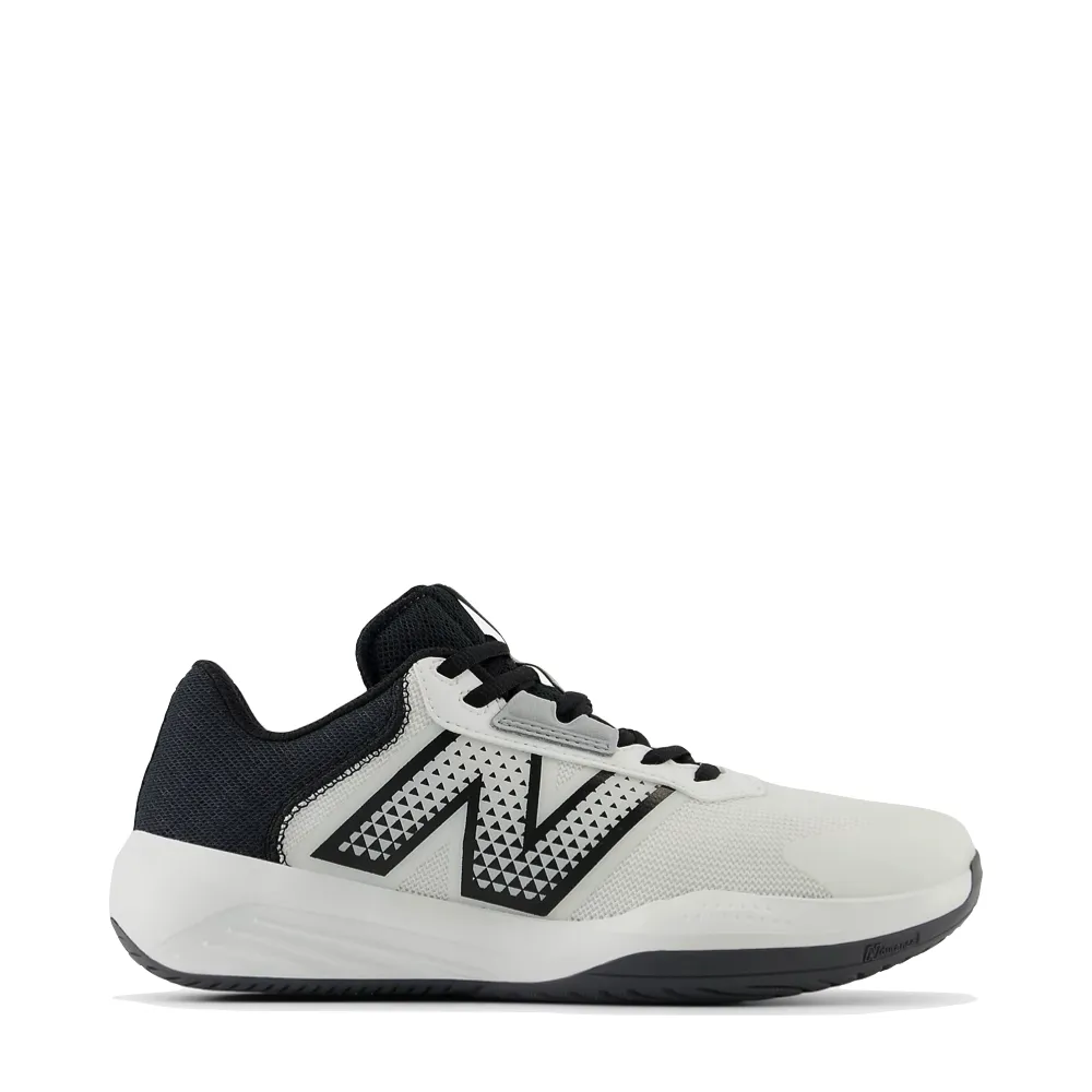New Balance 860 V7 New Balance Women's 696v6 Court Sneaker in White with Black