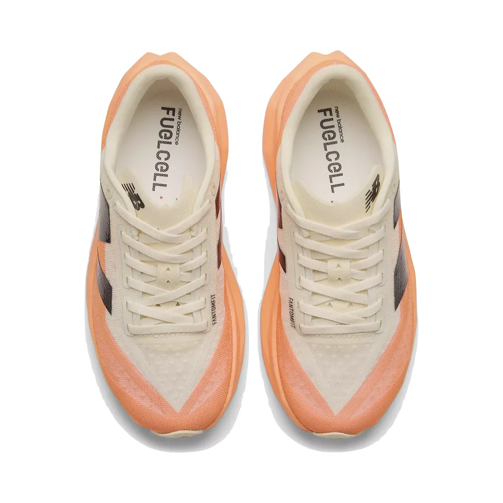 New Balance Womens Shoes 530 New Balance Women's FuelCell Rebel v4 Sneaker in Hot Mango/Angora/Black