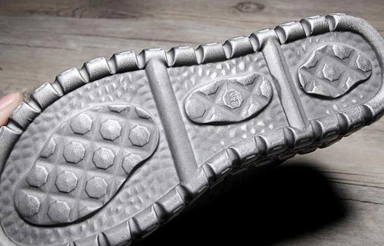 New Hollow Cowhide Retro Summer Leather Slippers Women Shoes High Heel Sandals 2022 Summer Women Sandals Platform Wedges Slippers Clear Jelly Slippers