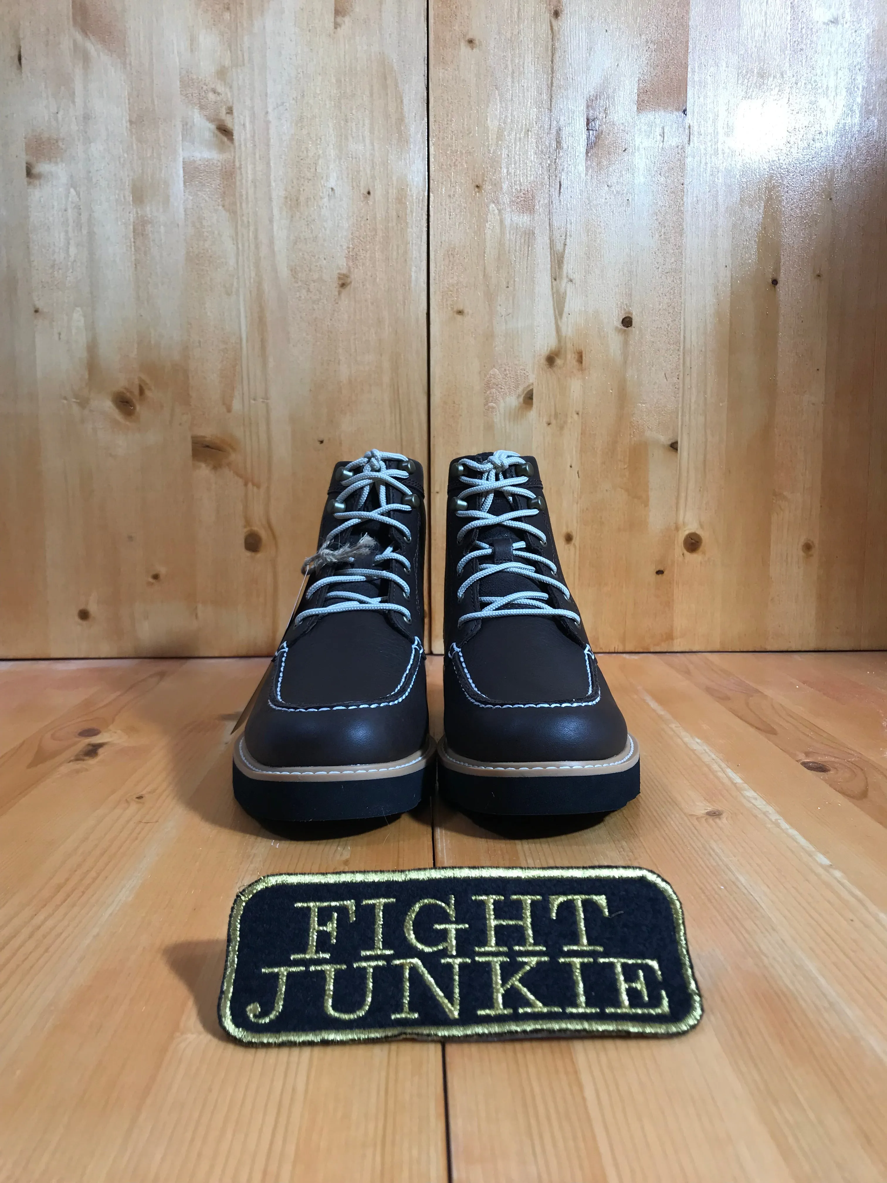 NEW! KODIAK SCOTIA MOCC VAMP WATER RESISTANT Women Size 6.5 &6.0 Leather Lace Up Wedge Boots Dark Brown Super  KD0A4TGSDBX Serra Chelsea Rain Boots