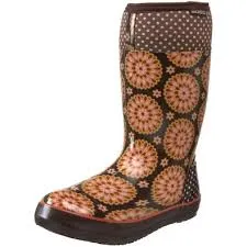 NEW Womens BOGS TAYLOR DAHLIA WATERPROOF 52222 Insulated Boots 9 BROWN Most Comfortable Rain Boot