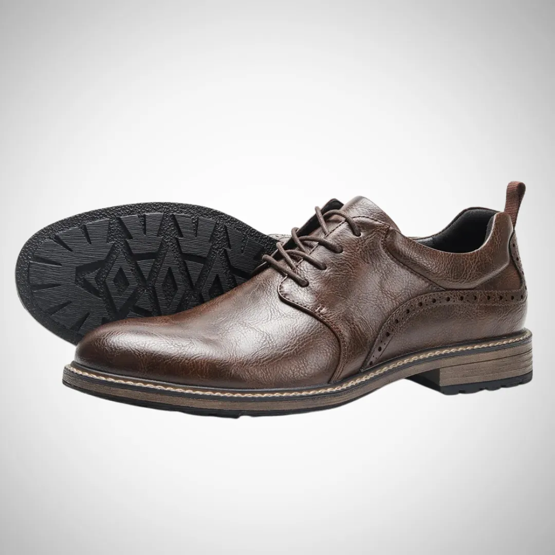 Outfits With Cowboy Boots Nikodemus Vegan Leather Lace-Up Shoes