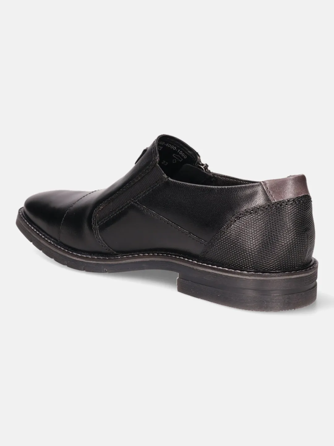 Almost Loafers bugatti Black Premium Leather Loafers