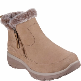 Retro Style Simple Build Skechers Easy Going Cool Zip! Ankle Boots