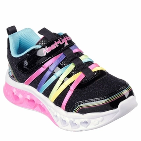 Timeless Edge Casual Fit Skechers Flutter Heart Lights - Rainbow Bestie Shoe