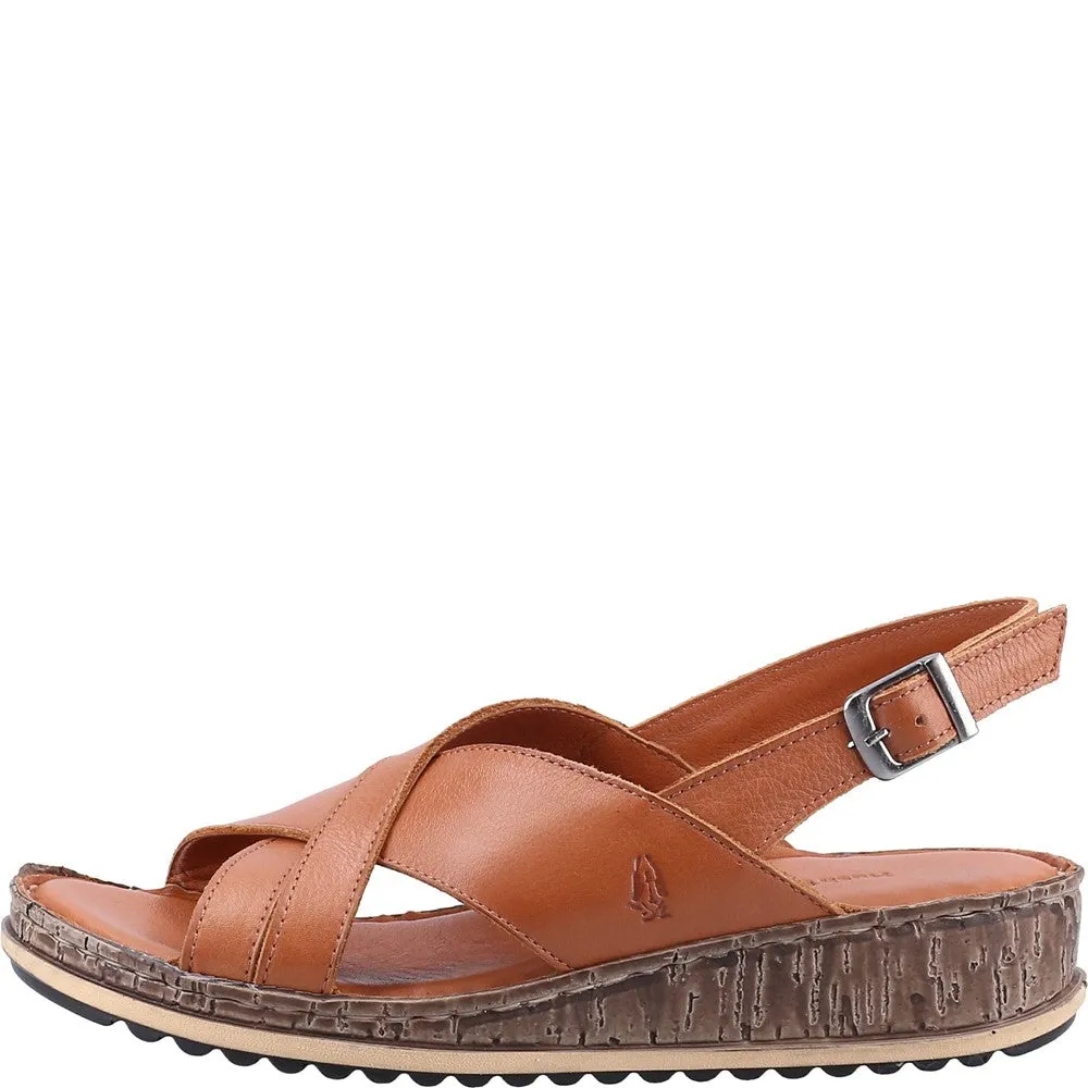 Pure Comfort Hush Puppies Elena Cross Over Wedge Sandal