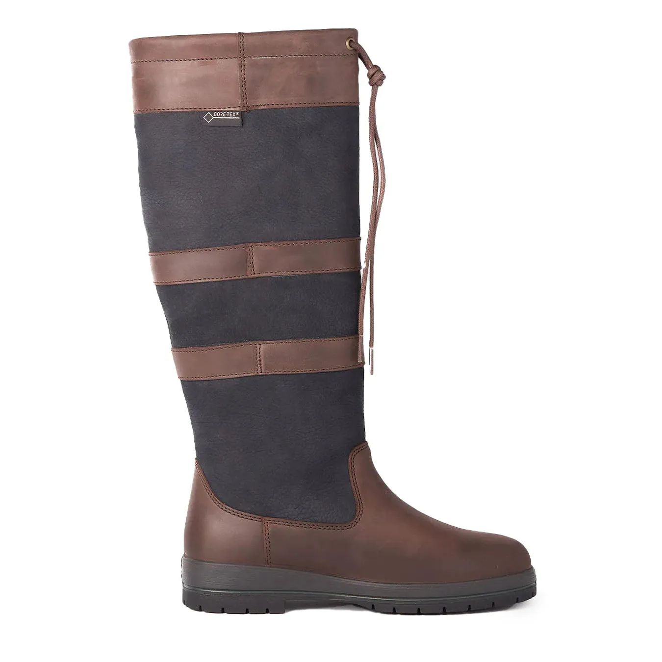 Dubarry Womens Galway Gortex Leather Boot Black Brown Party Occasion