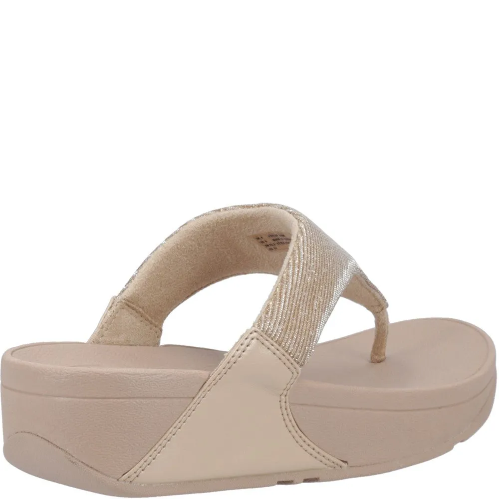 Stylish Sandals Fitflop Lulu Shimmerlux Toe Post Sandals