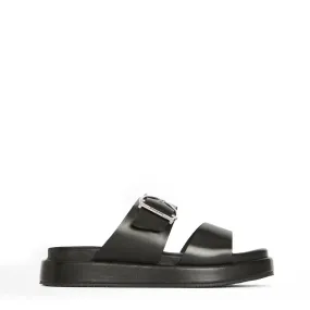 Barbour Womens Adele Sandal Black Chic Travel Shoes Flex form